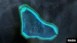 Ảnh bãi cạn Scarborough chụp qua vệ tinh 