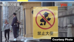 時事政治諷刺節目“瑞典新聞”播出的一段中文視頻