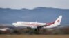 Un boeing 737 d'Air Algérie à Genève le 20 novembre 2017.