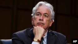 El director de la CIA, Bill Burns, durante una audiencia con senadores en el Capitolio, en Washington, el 14 de abril de 2021.