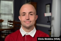 Josh Bell, a recovering opioid addict, is pictured in Loudoun County, Va., Nov. 6, 2017. He became addicted to heroin soon after he was given powerful pain pills at the emergency room after he hurt his neck in a car accident.