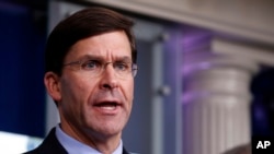 Mark Esper secretario de defensa