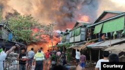 ར་ཁེན་མངའ་སྡེའི་གྲོང་གསེབ་ཅིག་ལ་གཞུང་དམག་གིས་རྒོལ་རྡུང་བྱས།