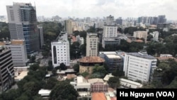 FILE - The Ho Chi Minh City skyline is rapidly changing as Vietnam enjoys some of the highest economic growth rates in the world.