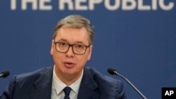 Ilustracija - Predsednik Srbije Aleksandar Vučić (foto: AP Photo/Darko Vojinovic)