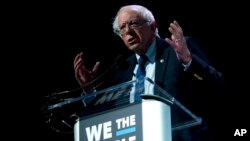 Prezidentlik uchun demokratlardan nomzod senator Berni Sanders