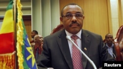Ethiopian Deputy Prime Minister and Foreign Minister Hailemariam Desalegn attends a meeting for the Joint Political Committee between Sudan and Ethiopia in Khartoum December 24, 2011. 