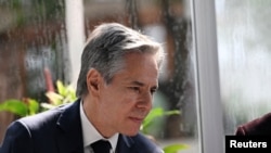 Waziri wa Mambo ya Nje wa Marekani Antony Blinken alipokfanya ziara Lagos Nigeria Januari 2 ,2024(REUTERS).