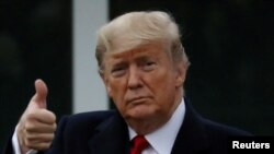 លោក​ប្រធានាធិបតី ដូណាល់ ត្រាំ ចាកចេញ​ពី​រដ្ឋធានី​វ៉ាស៊ីនតោន ទៅ​រដ្ឋ Florida កាលពី​ថ្ងៃទី៣១ ខែមករា ឆ្នាំ២០២០។