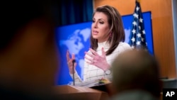 Morgan Ortagus, AQSh Davlat departamenti so'zlovchisi 