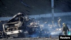 FILE PHOTO: Russian military operation against Ukraine continues