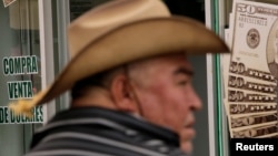 Casa de envíos en Ciudad Juárez, México, donde las remesas familiares siguen siendo las mayores en América Latina.