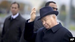 Islom Karimov Samarqandda, 1-noyabr, 2016-yil.