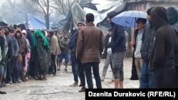 Migrantski kamp Vučjak kod Bihaća, 13. novembar 2019.