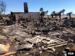 Scenes of devastation in Mexico Beach, Florida in the aftermath for Hurricane Michael. (Jose Pernalete and Jorge Agobián)