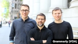 Олексій Шевченко, Бен Гувер та Максим Литвин, фото Grammarly