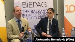 Profesor Florijan Biber i profesor Nikolaos Cifakis, Foto: Glas Amerike