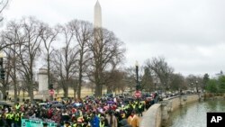 Хода активістів в Вашингтоні на честь дня Мартіна Лютера Кінґа, 2017
