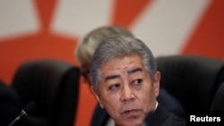 日本外務大臣岩屋毅首次訪問中國，雙方同意加強合作，日方更期盼輸入中國水產品早日解禁。 (路透：2024年11月14日)