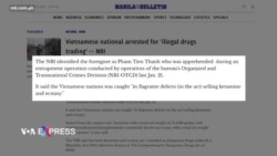 2 người Việt bị bắt vì liên quan đến chất cấm ở Philippines, Thái Lan