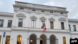 Picha ya mahakama aliypelekwa Ousman Sonko Jumatatu, January 8, 2024, mjini Bellinzona, Uswizi