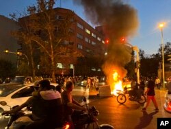 Maandamano yanayoendelea nchini Iran.