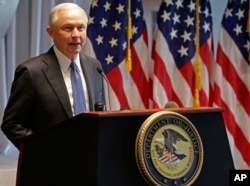 Secretario de Justicia de EE.UU. Jeff Sessions.