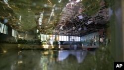 Oštećenja na sali za venčanja Dubai siti, nakon eksplozije u Kabulu, Avganistan, 18. avgusta 2019.