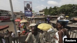 Nuns stand at St. Peter's Square at the Vatican at the end of the Pope's weekly general audience.