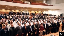 Rûniştina yekê ya Parlemana Îraqê Çile 9, 2022. 