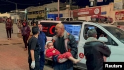 Palestinsko dijete ranjeno u izraelskom napadu, u Naserovoj bolnici, u Khan Younisu