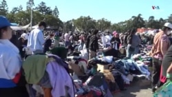 Հազարավոր մարդիկ հավաքվել են Լոս Անջելեսի անտառային հրդեհներից տուժածների համար նվիրատվությունների հսկայական կենտրոնում