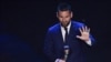 Lionel Messi avec son trophée de meilleur joueur Fifa de l'année, Italie, le 23 septembre 2019