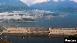 A general view shows the Three Gorges Dam on the Yangtze River in Yichang, Hubei province, China May 4, 2017.