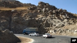 Highway near Pol-I-Kumari, Afghanistan, along the one time Silk Road route.