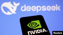 英偉達和Deepseek的標識