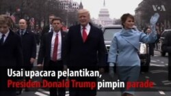 Parade Usai Pelantikan Presiden Donald Trump