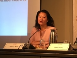 前美國國會研究處東亞安全事務研究員簡淑賢(圖片來源:美國之音記者中鍾辰芳)