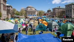 جریان تظاهرات در پوهنتون کولمبیا 