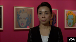 香港艺术馆总馆长谭美儿(美国之音谭嘉琪拍摄)