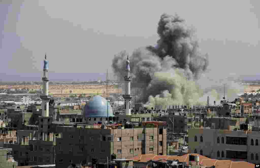 Rafah, G'azo-Misr chegarasida.