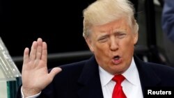 Donald Trump tomou posse na sexta-feira, 20. 
