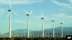 Shamoldan quvvat oluvchi turbinalar, Kaliforniya shtati