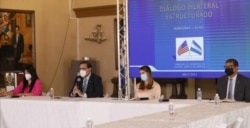 Delegación hondureña presentó avances de reunión bilaterales con funcionarios estadounidenses. [Foto: Cortesía]