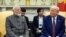 ប្រធានាធិបតី​អាមេរិក​លោក Donald Trump ជួប​ជាមួយ​នាយករដ្ឋមន្ត្រី​ឥណ្ឌា Narendra Modi ​នៅ​សេតវិមាន​ រដ្ឋធានី​វ៉ាស៊ីនតោន​ សហរដ្ឋ​អាមេរិក​កាលពីថ្ងៃទី​១៣ កុម្ភៈ ឆ្នាំ២០២៥។
