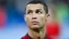 Cristiano Ronaldo avant le match de demi-finale de la Coupe des Confédérations entre le Portugal et le Chili au stade Kazan, Russie, 28 juin 2017.