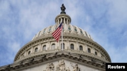 The US Capitol is seen as Senate Democrats and Republicans reached an agreement on to avert a debt crisis in Washington, Oct. 7, 2021. 