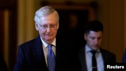 美國參議院多數黨領袖麥康奈爾。