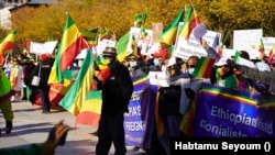 ትውልደ -ኢትዮጵያዊያን ከዋይት ኃውስ ፊትለፊት የተቃውሞ ሰልፍ አደረጉ