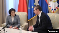 ARHIVA - Ambasadorka Kine na sastanku sa predsednikom Srbije